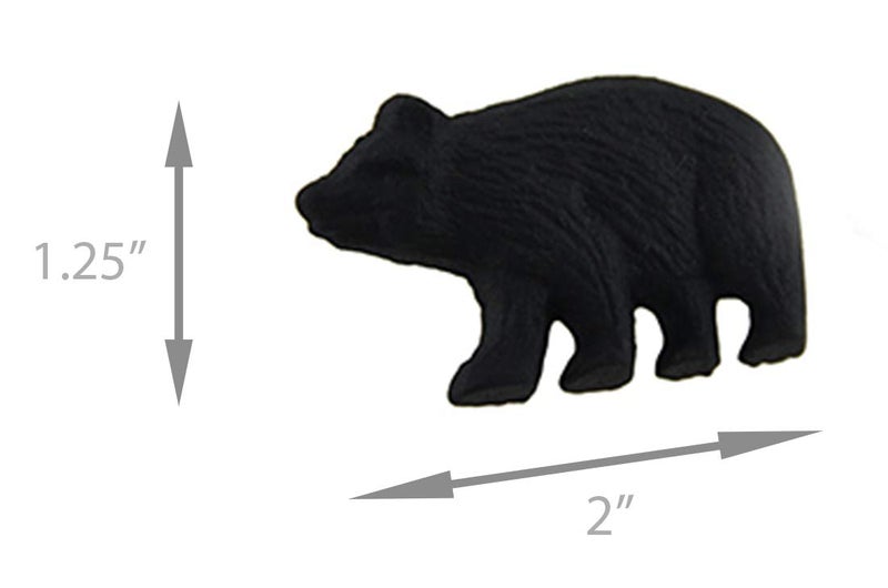 Marco Rustic Black Bear Drawer Pulls (Set of 4 Knobs) - Image 5